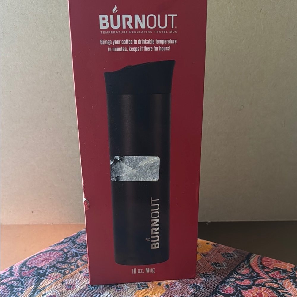 Black Temperature Regulating Travel Mug